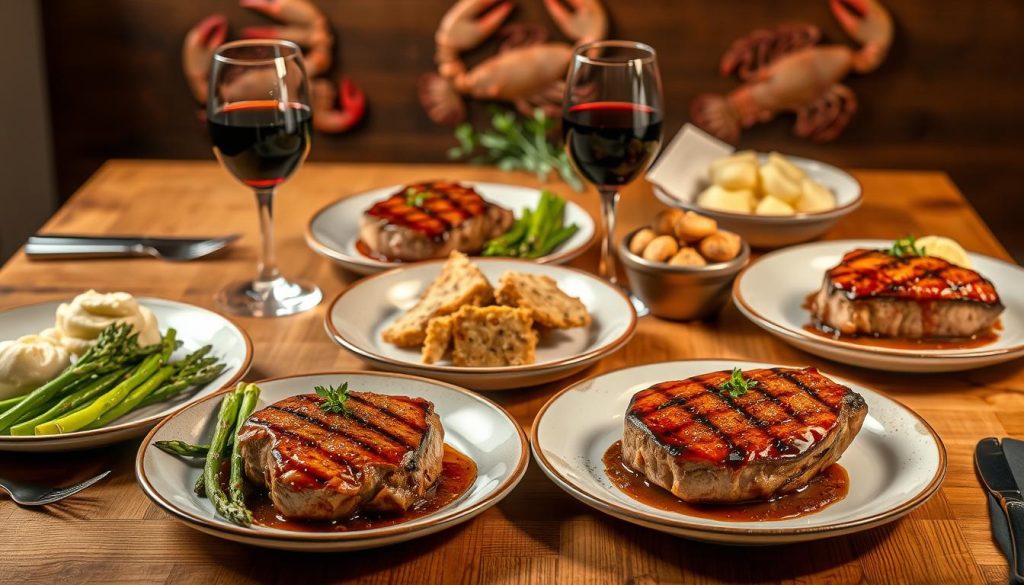 red lobster steak menu