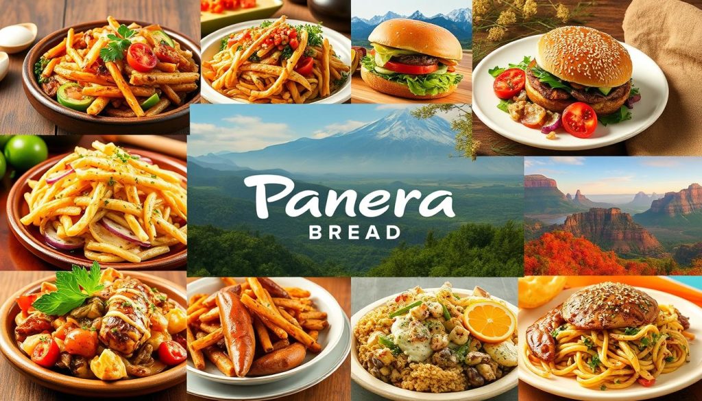 regional Panera Bread menus