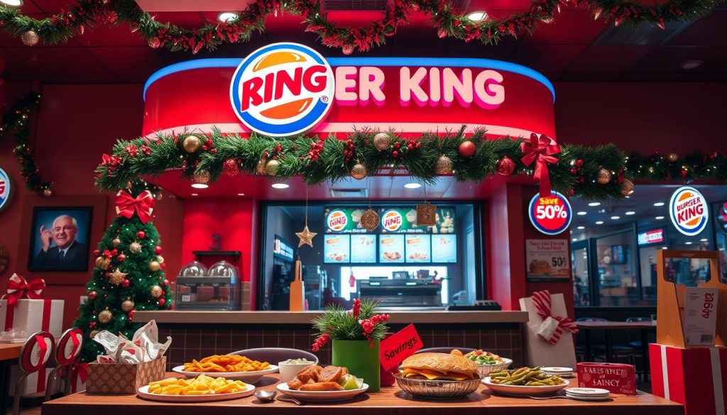 savings Burger King Christmas