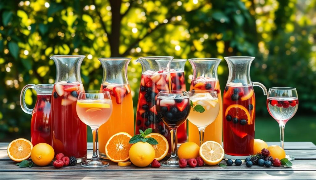 seasonal sangria selections