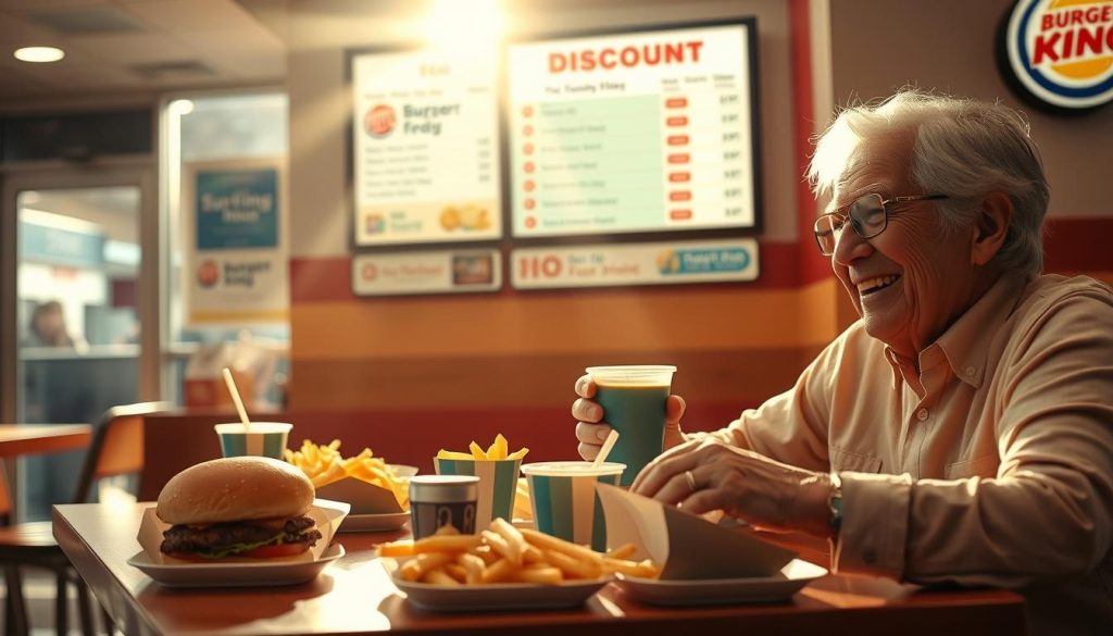 senior savings at Burger King