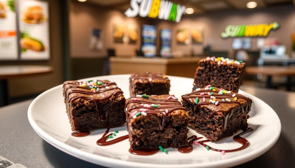 subway brownie options