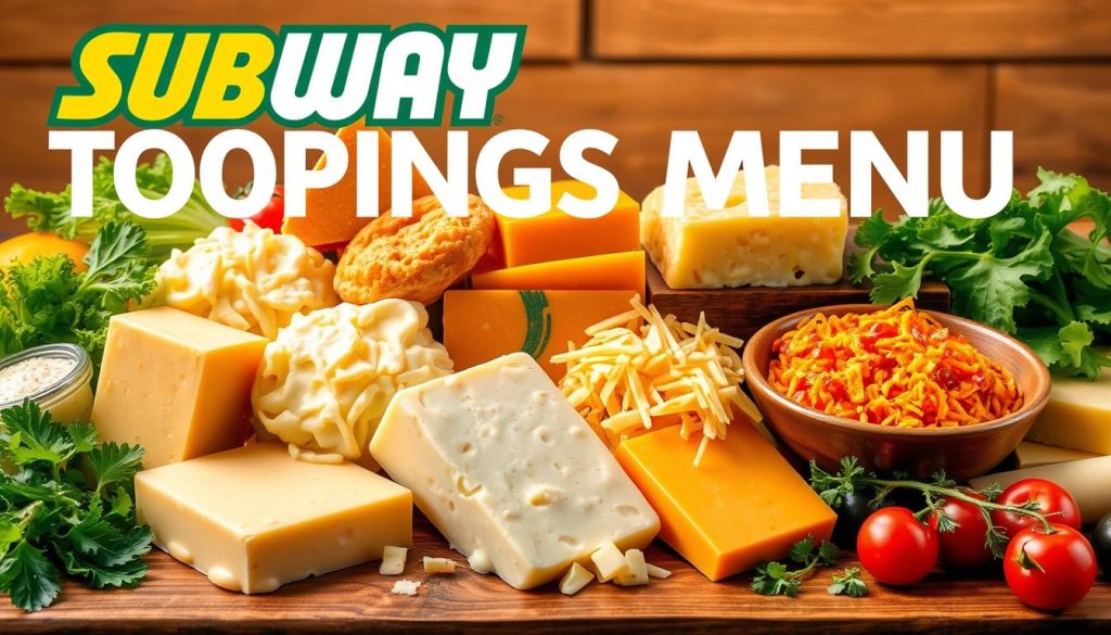 subway toppings menu