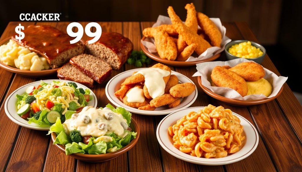 tasty options on cracker barrel $5.99 menu