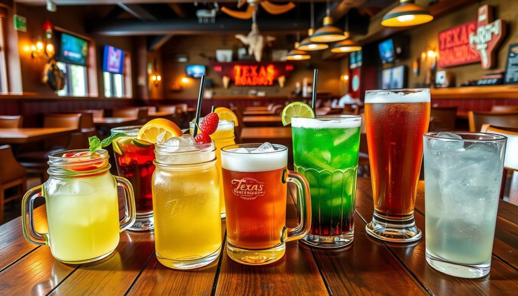 texas roadhouse beverage options