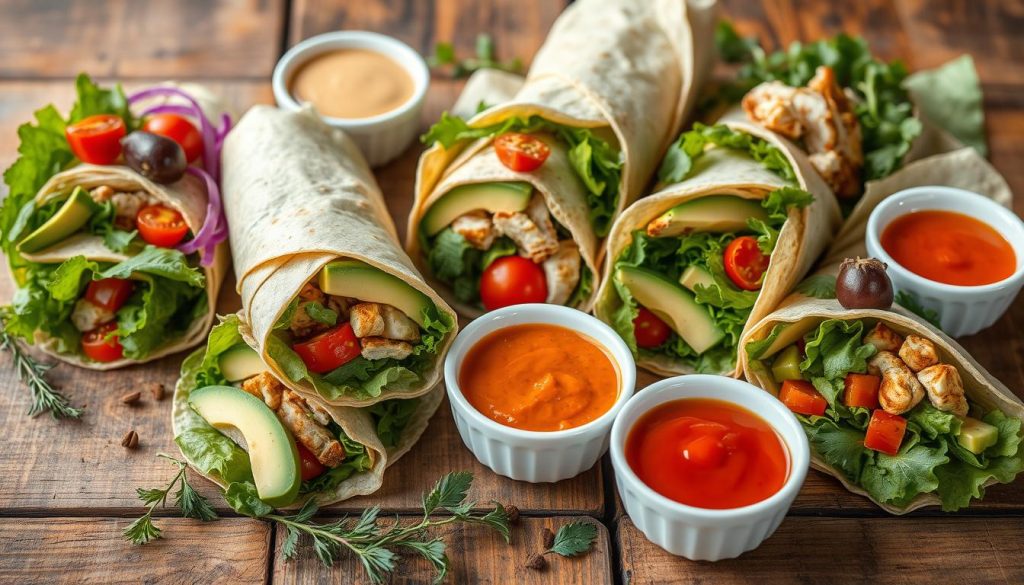 wendy's healthy wrap options