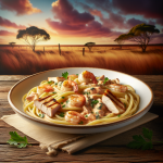 Outback Chicken And Shrimp Pasta