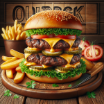 Outback Steakhouse Double Burger