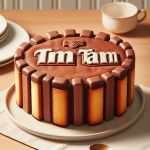 Tim Tam Brownie Cake