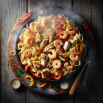 Queensland Chicken & Shrimp Pasta