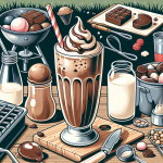 Chocolate Malt Milkshake Cookout