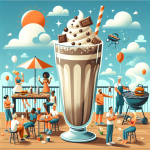 Heath Toffee Milkshake Cookout