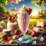 Strawberry Cheesecake Milkshake Cookout