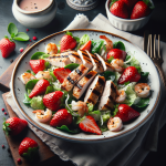 Grilled Chicken Strawberry Salad Longhorn