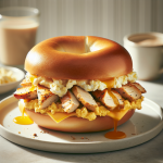 Chick Fil A Chicken Egg And Cheese Bagel