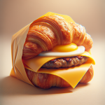 Burger King Croissan Wich Sausage Egg & Cheese