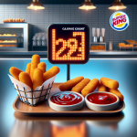 Burger King Mozzarella Sticks Calories