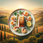 Tuscan Salmon And Shrimp