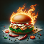 Burger King Spicy Ch King Sandwich