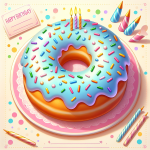 Birthday Cake Donut Dunkin