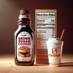 Brown Sugar Cookie Syrup Dunkin Calories