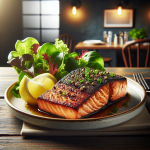 ApplebeeʼS Blackened Salmon