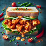 Applebeeʼs Buffalo Chicken Sandwich