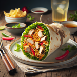 Applebeeʼs Oriental Chicken Wrap