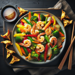 Applebeeʼs Shrimp Wonton Stir Fry