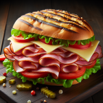 Pizza Hut Black Forest Ham Sandwich