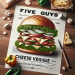 Five Guys Cheese Veggie Sandwich