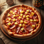 Papa Johnʼs Ham And Pineapple Pizza