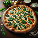 Papa Johnʼs Spinach Alfredo Pizza