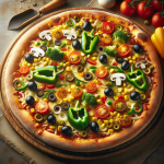 Papa Johnʼs Veggie Pizza