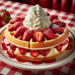 Strawberry Cheesecake Waffle Ihop