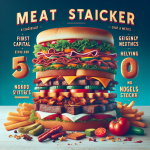 Arbyʼs Meat Stacker