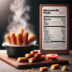 Arbyʼs Mozzarella Sticks Nutrition Facts