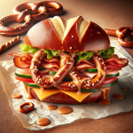 Arbyʼs Pretzel Sandwich