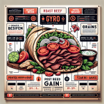 Arbyʼs Roast Beef Gyro Nutrition Facts