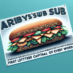 Arbyʼs Sub