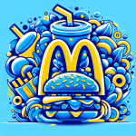 Blue Mcdonalds