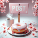 Cherry Blossom Donut Dunkin