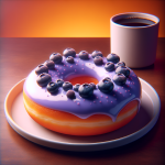 Dunkin Blueberry Cake Donut