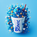 Blue Coconut Slush Sonic