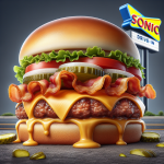 Sonic Drive-In Sonic Bacon Cheeseburger With Mayo