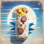 Sonic Sausage Breakfast Burrito