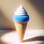 Sonic Vanilla Cake Cone