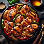 Dennyʼs Bourbon Chicken Skillet