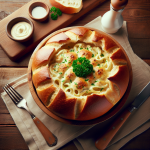 Dominoʼs Bread Bowl Alfredo