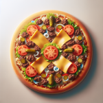 Dominoʼs Cheeseburger Hand Tossed Pizza